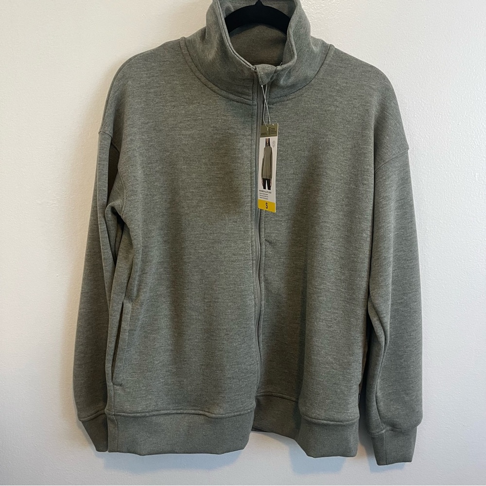 Mondetta Heathered Utility Jacket - Gray